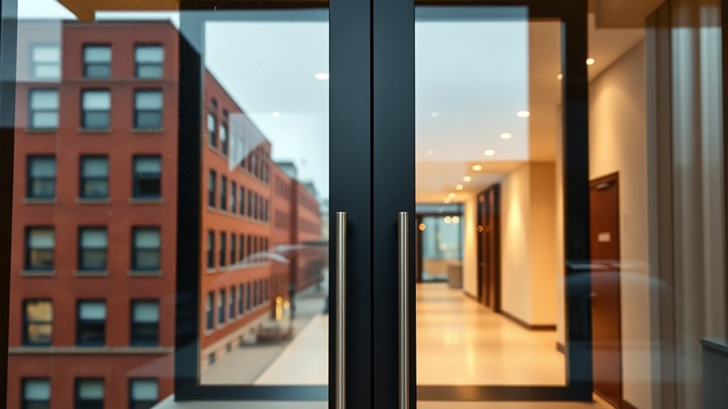 Glass Doors Cann Hall
