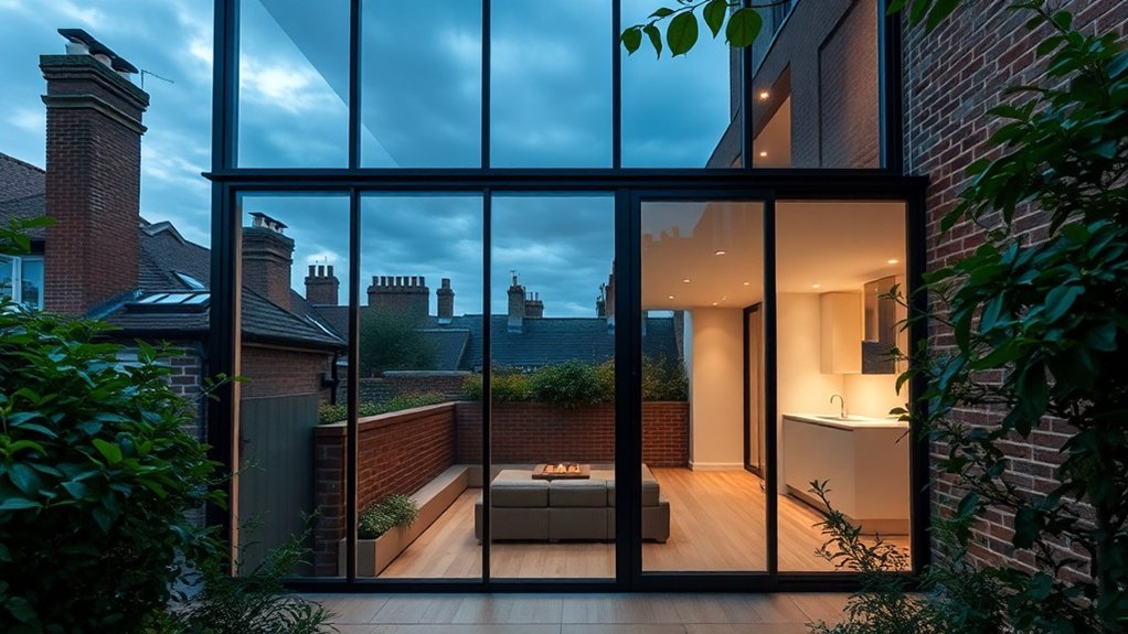 Glass Extension Walls Leytonstone