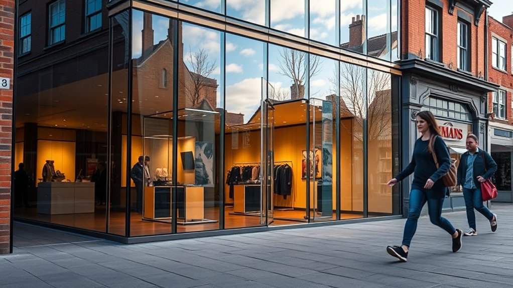 Shop Front Glazing Bush Wood