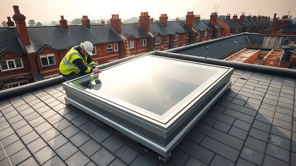 Skylight Installation Bush Wood