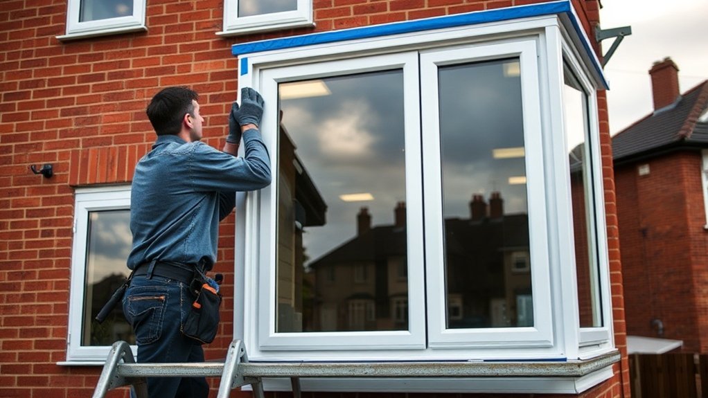 Window Installation Bush Wood
