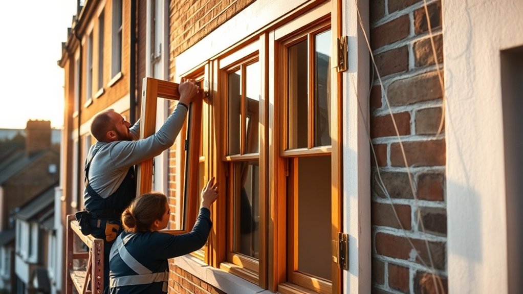 Wooden Window Installation Leytonstone